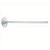BRACO PARA TEMPO GALVANIZADO RETO 30 CM - Imagem 1