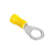 KIT 50 TERMINAL OLHAL PRE ISOLADO 4-6MM FURO 6,2MM SIBRATEC - Imagem 3