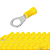 KIT 50 TERMINAL OLHAL PRE ISOLADO 4-6MM FURO 6,2MM SIBRATEC - Imagem 1
