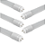 KIT 5 LAMPADA TUBO LED 120CM 18W BQ 3000K - Imagem 1