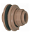ADAPTADOR CAIXA DAGUA FLANGE AA SOLD 32MMX1" PLASTUBOS - Imagem 1