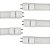 KIT 5 LAMPADA SUPERLED TUBULAR T8 9W BIVOLT 6500K OUROLUX - Imagem 1