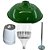 KIT PRATO + LAMPADA + SOQUETE + BRAÇO RETO 30CM - Imagem 1