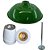 KIT PRATO + LAMPADA + SOQUETE + BRAÇO RETO 30CM - Imagem 2