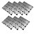 Kit Com 7 Pçs - Tala Emenda Para Eletrocalha 140x130mm - Imagem 1