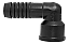 KIT 5 PCS JOELHO ROSCA INTERNA 1.1/2" POLEGADA PRETO AMANCO - Imagem 2