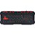 Teclado Gamer Fortrek Spider GK706 Preto/Vermelho - Imagem 1