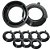 Kit Com 10pçs Jogo Arruela/bucha Pvc 2. 1/2 (5 X 2. 1/2) - Imagem 1