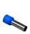 KIT 100 TERMINAL TUBULAR SIMPLES LONGO 16,00MM-E1618 AZUL - Imagem 2