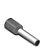 KIT 100 TERMINAL TUBULAR SIMPLES 4,00MM-E4012 CINZA SIBRATEC - Imagem 4