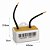 CAPACITOR 10 UF X 250V 2 FIOS METALIZADO QUADRADO C/ SUPORTE PLASTICO TRIO - Imagem 2