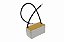 CAPACITOR 2 FIOS 6 UF X 250/300/400 QUADRADO C/ SUPORTE PLASTICO TRIO - Imagem 3