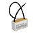 CAPACITOR 2 FIOS 6 UF X 250/300/400 QUADRADO C/ SUPORTE PLASTICO TRIO - Imagem 1