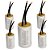 KIT 5 CAPACITOR 12uF 440V 2 FIOS METALIZADO TRIO USO GERAL EM MOTORES - Imagem 1
