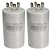 KIT 2 CAPACITOR PERMANENTE 12uF 400V METALIZADO C/ TERMINAL PARA MOTOR - Imagem 1