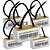 KIT 5 CAPACITOR 2 FIOS QUADRADO 4UF X 250/300/400V C/ CHAPA TRIO - Imagem 1