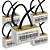 KIT 5 CAPACITOR 2 FIOS METALIZADO 3 UF X 250/300/400V QUADRADRO TRIO - Imagem 1