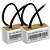 KIT 2 CAPACITOR METALIZADO 3uF 250/300/400V 2 FIOS QUADRADO USO GERAL - Imagem 1