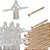 KIT 20 PARAFUSO + 20 BUCHAS PLÁSTICAS PARA DRYWALL 15 A 23MM - Imagem 1