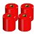 KIT 4 ISOLADOR EPOXI MNS 16X25 BUJAO M6 - Imagem 1