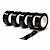 KIT 5 FITA ISOLANTE PRETA DE 19MM X 10MT SIBRATEC - Imagem 2