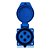 TOMADA INDUSTRIAL SOBREPOR 3P+T 32A-6H 220 AZ - Imagem 3