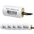 KIT 05 CAPACITOR 10X380/400V 2 FIOS METALIZADO TRIO - Imagem 1
