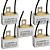 KIT 5 CAPACITOR 2 FIOS QUADRADO 1,5 UF X 250/300/400V CHAPA TRIO - Imagem 1
