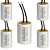 KIT 05 CAPACITOR PERMANENTE C/CABO 50,0 UF/250V TRIO - Imagem 1