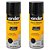 KIT 2 TINTA SPRAY ALTA TEMPERATURA PRETO BRILHANTE 350ML VONDER - Imagem 1