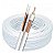 KIT 50MT CABO CAMERA 4MM BIPOLAR 2X26AWG MEGATRON - Imagem 1