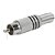 PLUG JACK RCA 6MM PT VM - Imagem 1