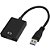 ADAPTADOR CABO 15CM USB PARA HDMI FEMEA - Imagem 1