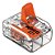 CONECTOR WAGO 2VIAS  P CABO ATE 6MM 41A 221612 TRANSPARENTE - Imagem 1