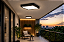 PAINEL LED SUPER ABS PRETO SOBREPOR 24W BIV 6500K QUADRADO OUROLUX - Imagem 3
