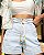 Shorts Curto Jeans Lavagem Clara - Imagem 2