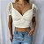 Blusa Cropped Off White - Imagem 1