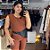 Conjunto Alfaiataria Calça Reta e Blusa Ombreira Acompanha Faixa em Couro - Imagem 1