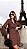 Vestido Curto Transpassado Marrom - Imagem 3