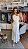 Vestido Maxi Midi em Laise Off White - Imagem 2