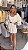 Conjunto Kimono e Vestido Marfim e Cinto Caramelo - Imagem 3