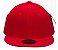 Boné Aba Reta Vermelho Liso Original - Imagem 2