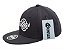 Boné Tomflex Masculino Aba Reta Snapback Aberto Cinza Escuro - Imagem 1