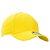 Boné Tomflex Aba Curva Gorgurão Amarelo Aberto 6 Gomos - Imagem 4