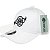 Boné Tomflex Feminino Aba Curva Gorgurão Branco 6 gomos - Imagem 1