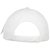 Boné Tomflex Feminino Aba Curva Gorgurão Branco 6 gomos - Imagem 5