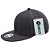 Boné Tomflex Masculino Aba Reta Snapback Aberto Cinza Escuro - Imagem 4