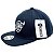 Boné Tomflex Masculino Aba Reta Snapback Azul Marinho Aberto Brim - Imagem 1