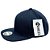Boné Tomflex Masculino Aba Reta Snapback Azul Marinho Aberto Brim - Imagem 6