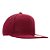 Boné Vinho Liso Aba Reta Snapback Fechado - Imagem 3